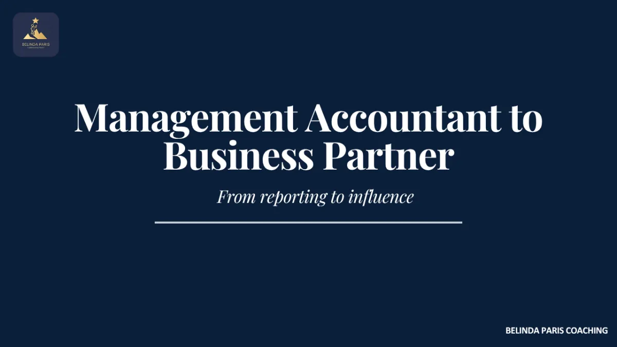 Management Accountant presenting insights to an operations manager