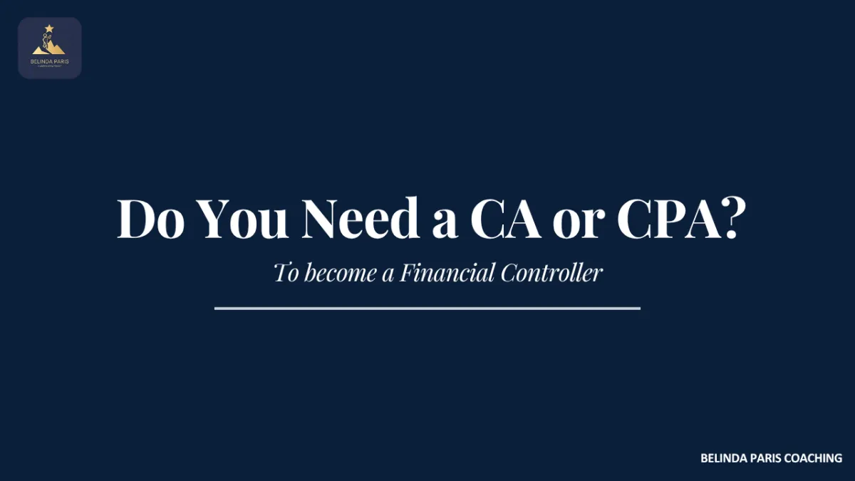 Accountant studying for a CA or CPA qualification