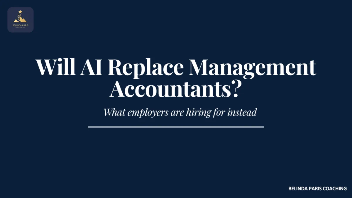 Management Accountant reviewing AI-generated analysis