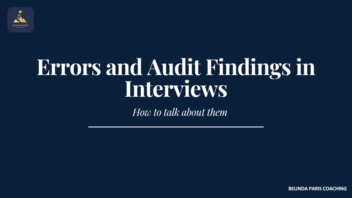 Accountant explaining an audit finding in an interview