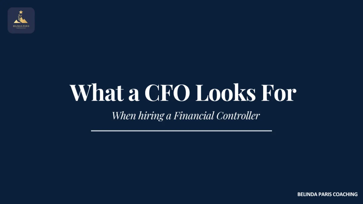 CFO interviewing a candidate for a Financial Controller role
