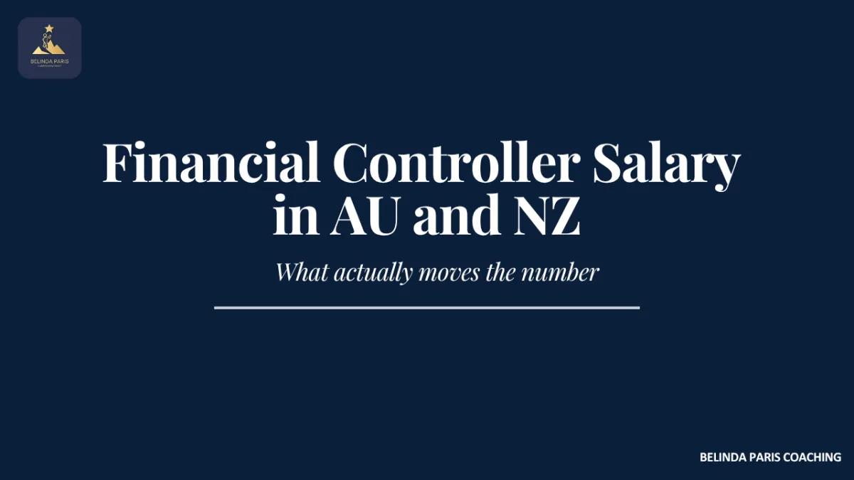 Financial Controller reviewing salary data before a negotiation