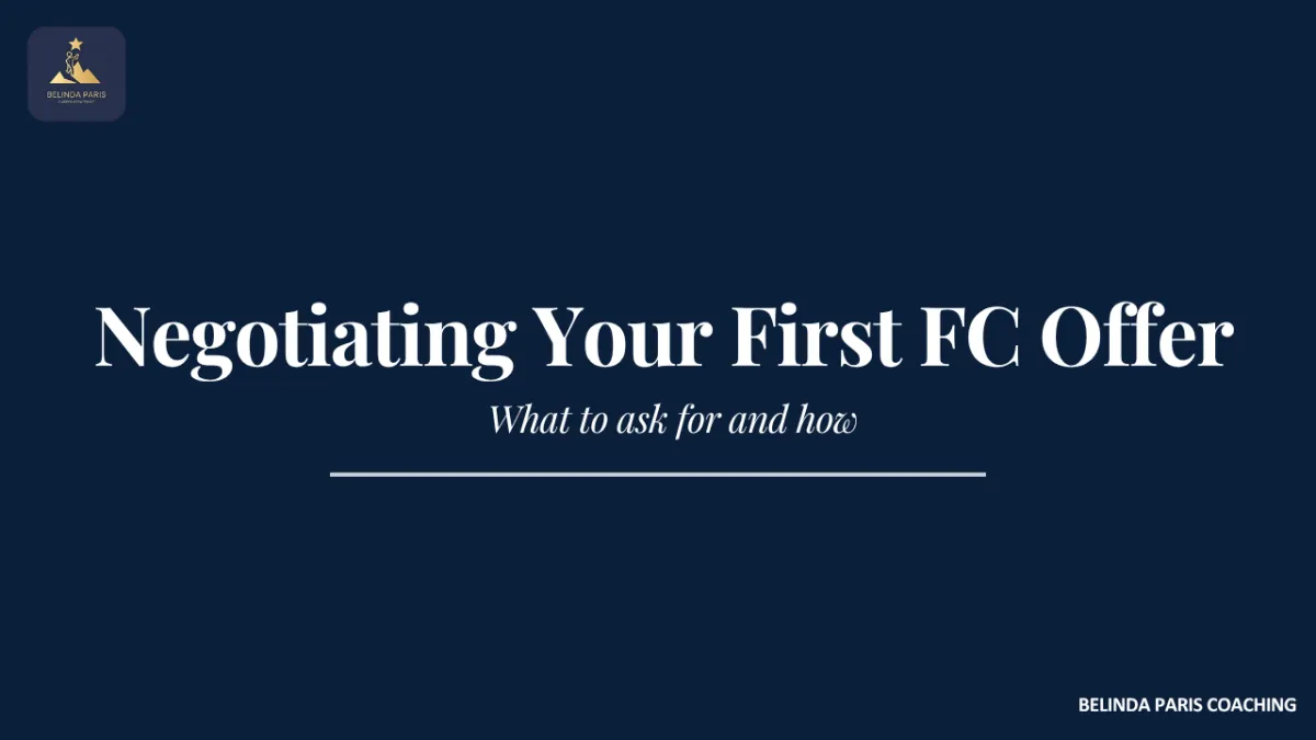 Newly offered Financial Controller reviewing an offer letter