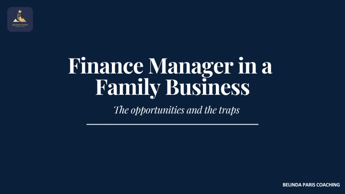 Finance Manager meeting with the owners of a family business