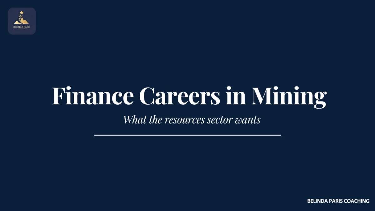 Finance Manager at a mine site office