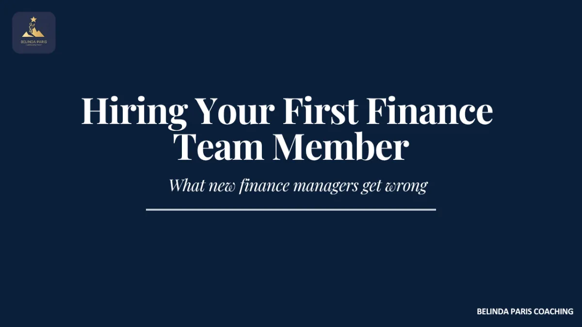 Finance Manager interviewing a candidate for an accountant role
