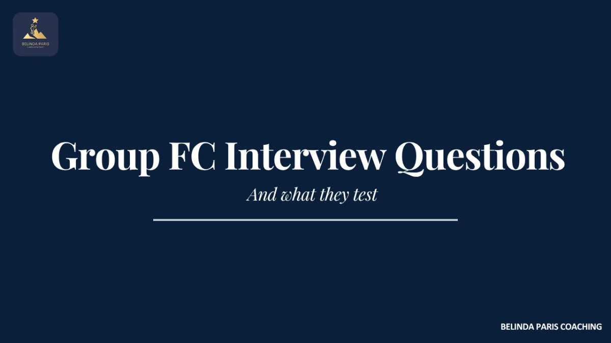 Group Financial Controller candidate discussing consolidation with a CFO