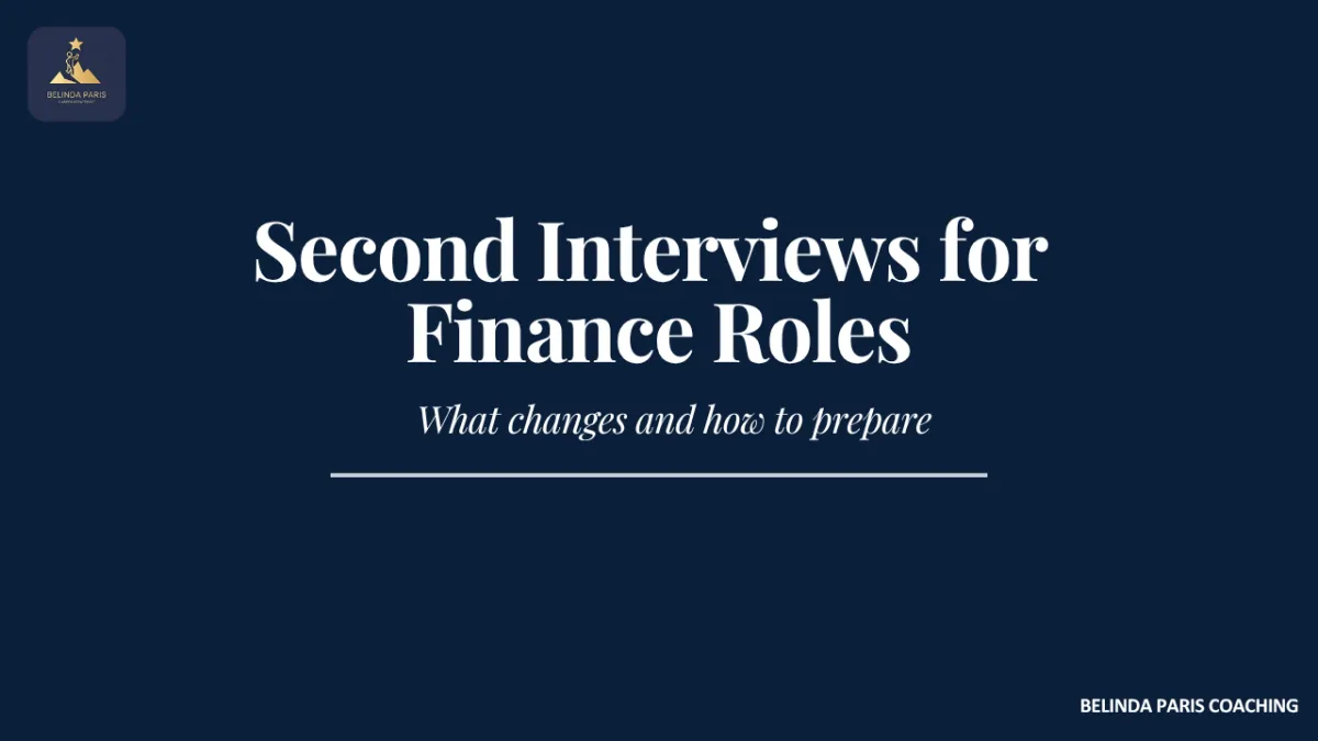 Finance candidate meeting the CEO in a second interview