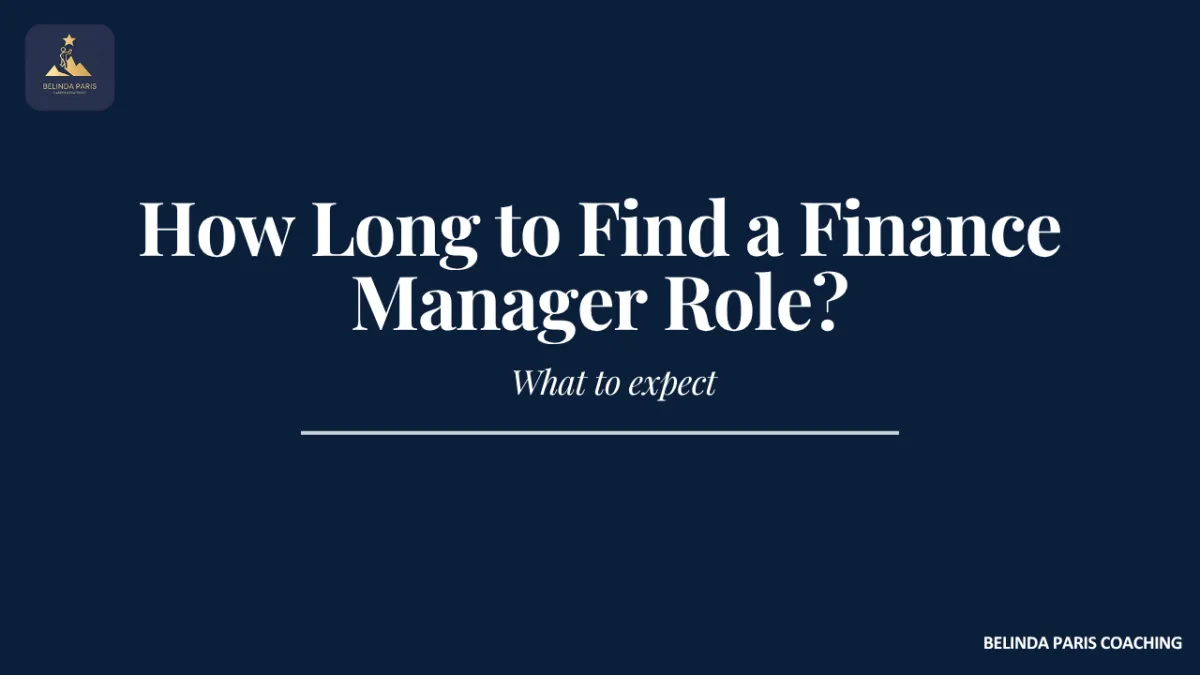 Finance professional tracking the stages of a job search