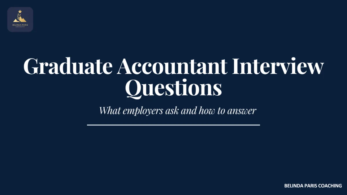 Accounting graduate in a job interview with a hiring manager