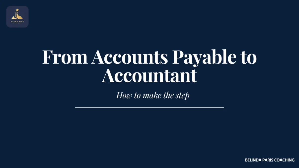 Accounts payable officer studying to become an accountant