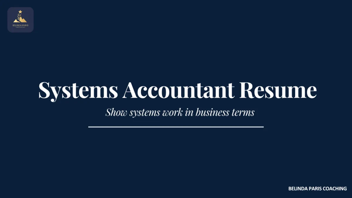 Systems Accountant configuring finance system reports with the finance team