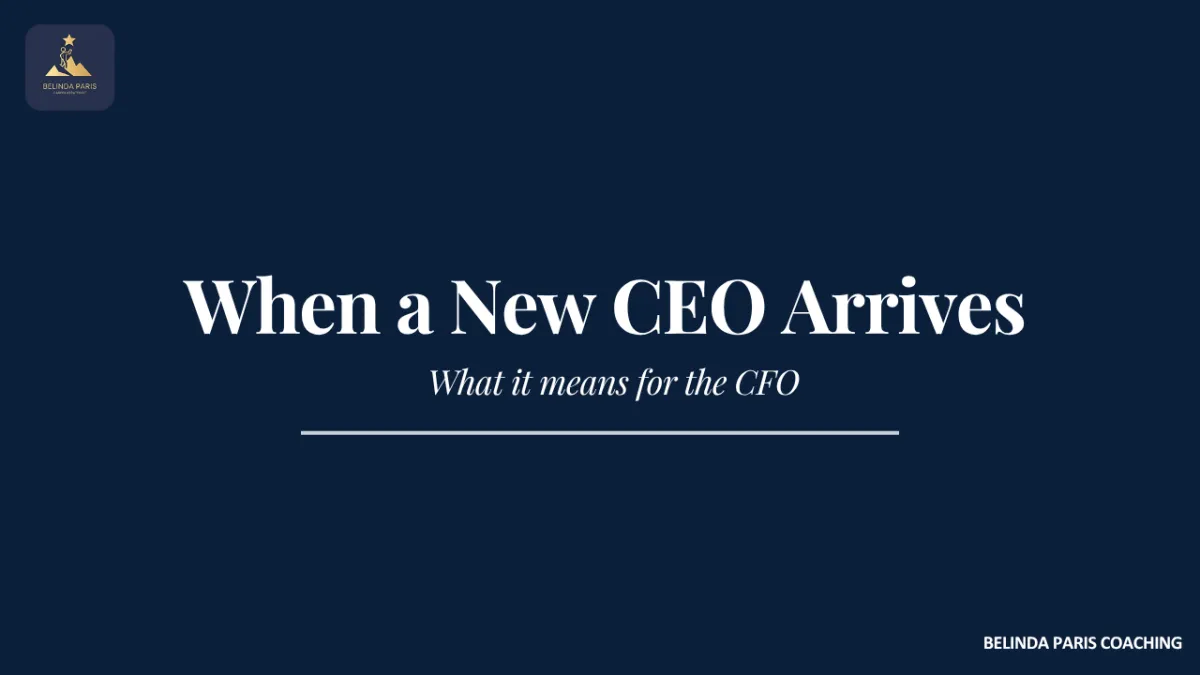 CFO meeting a newly appointed CEO for the first time in a boardroom