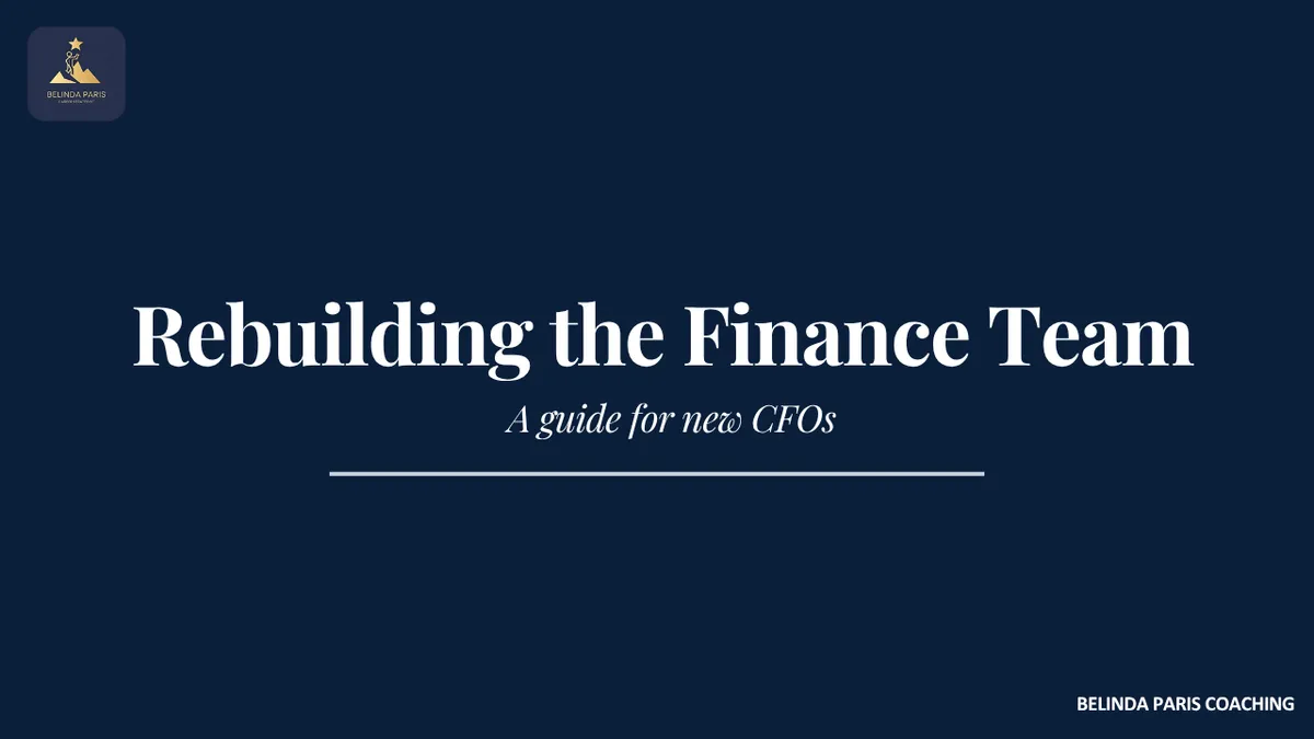 New CFO meeting with the finance leadership team
