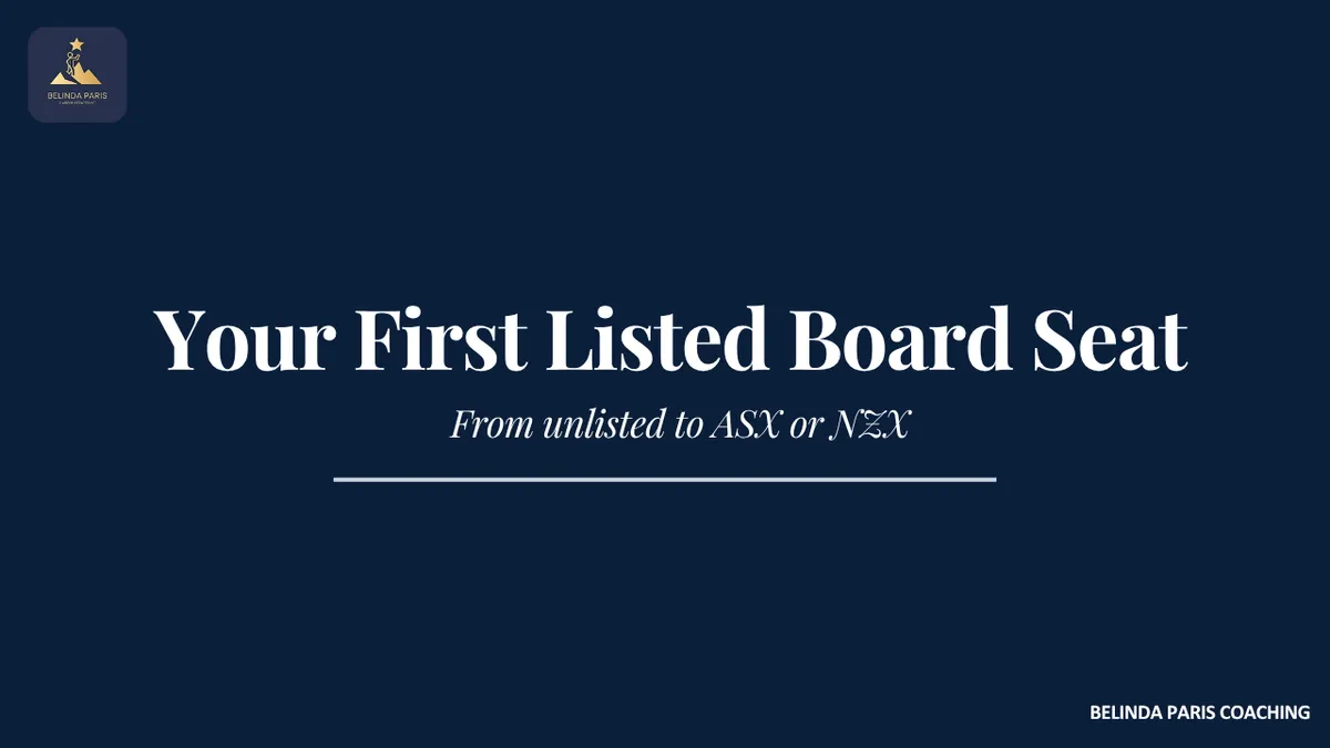 Non-executive director attending a listed company board meeting
