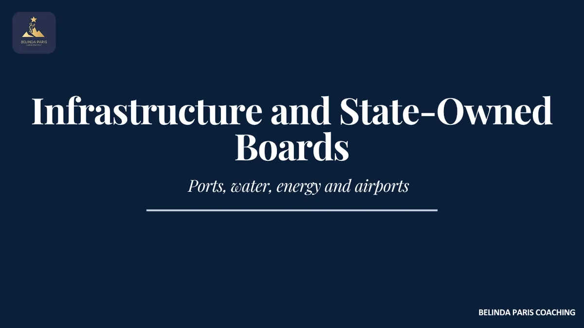 Board directors touring a port facility