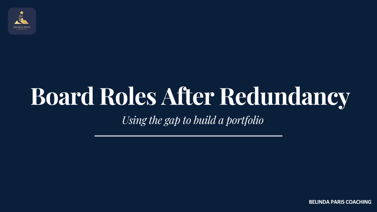 Former executive planning a board portfolio at home