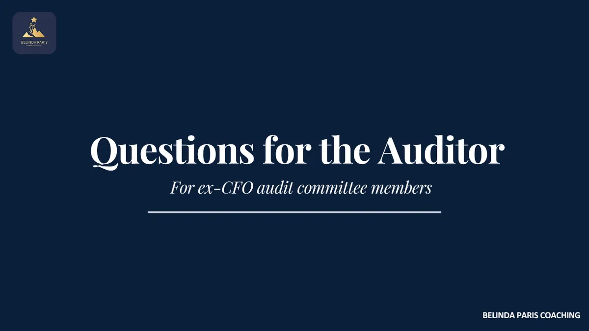 Audit committee members meeting privately with the external audit partner