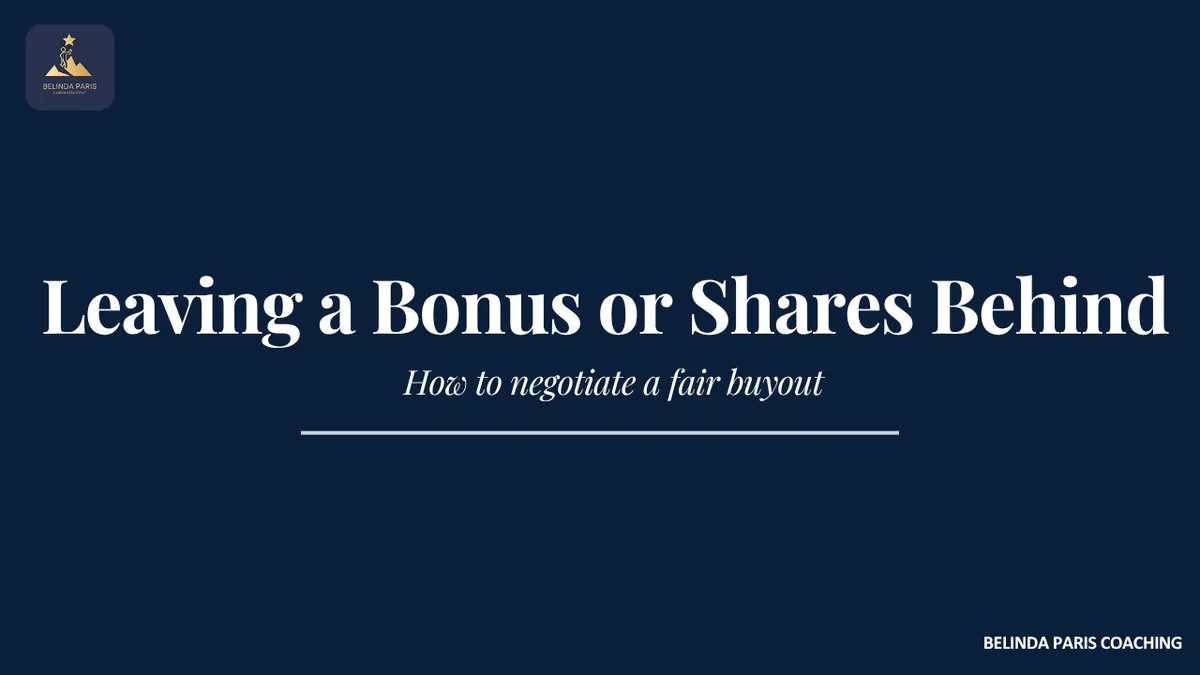 Senior executive reviewing incentive statements before negotiating an offer