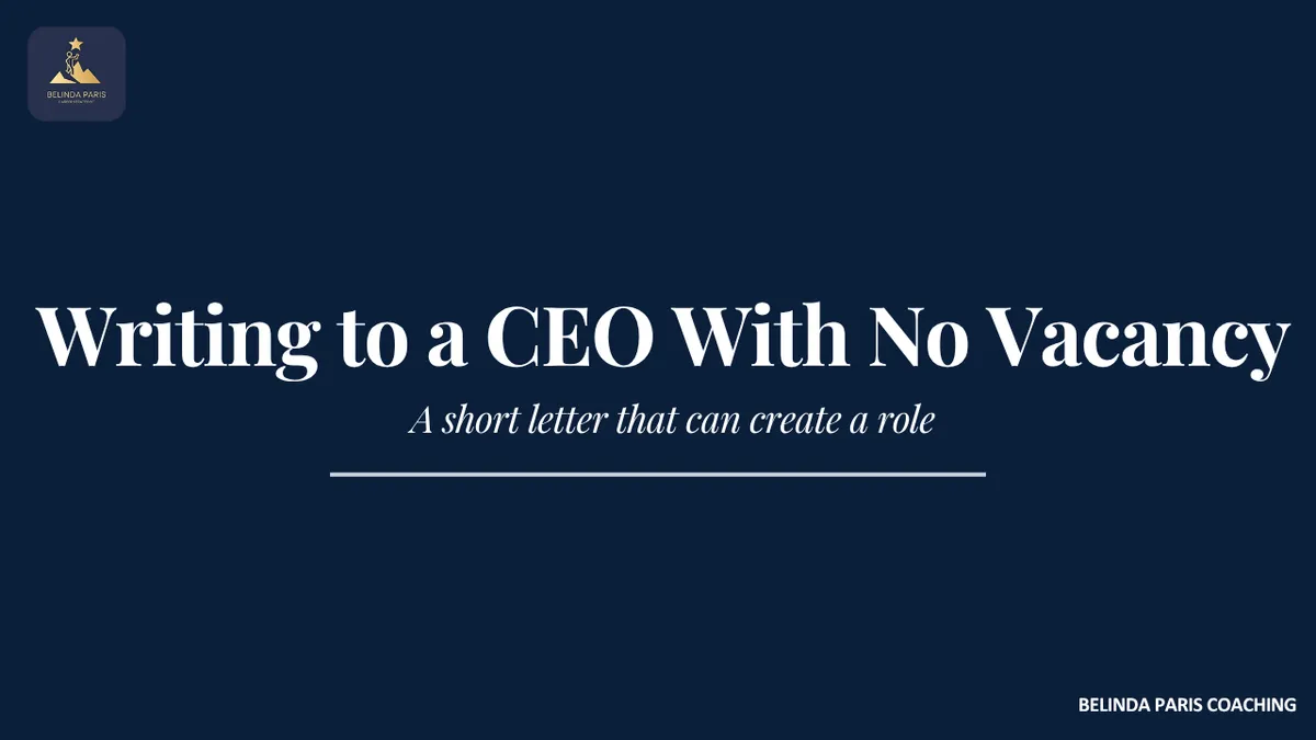 Senior finance leader writing a short letter to a chief executive at a desk