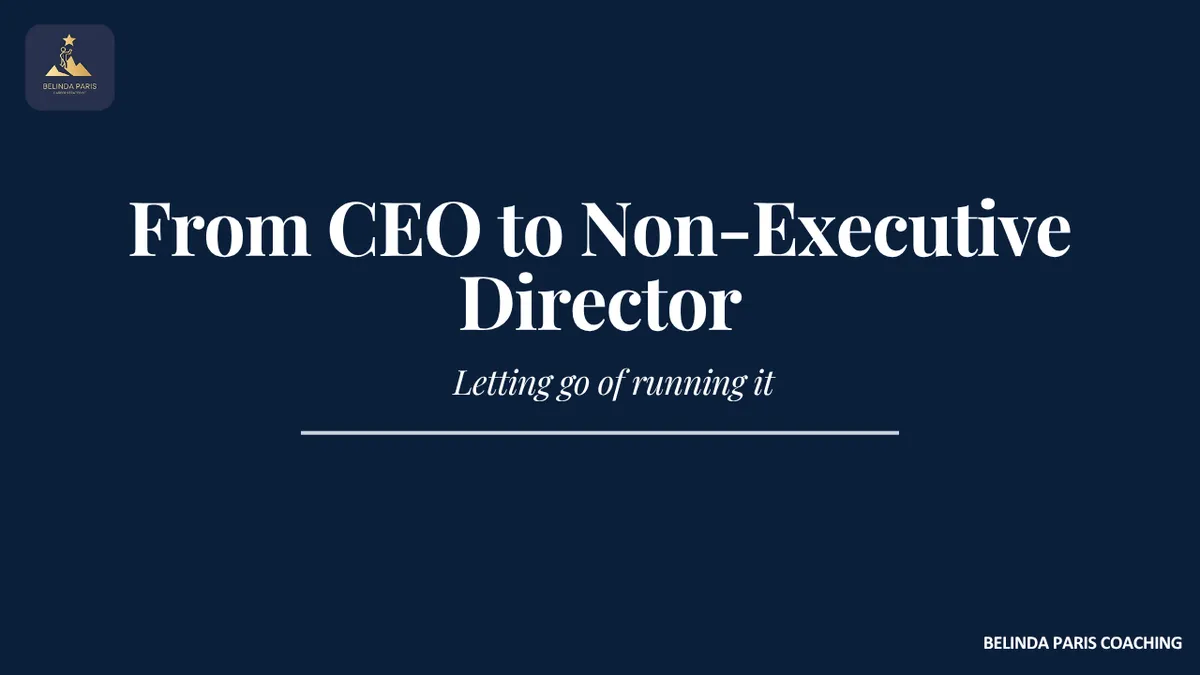 Former CEO listening carefully during a board meeting as a non-executive director
