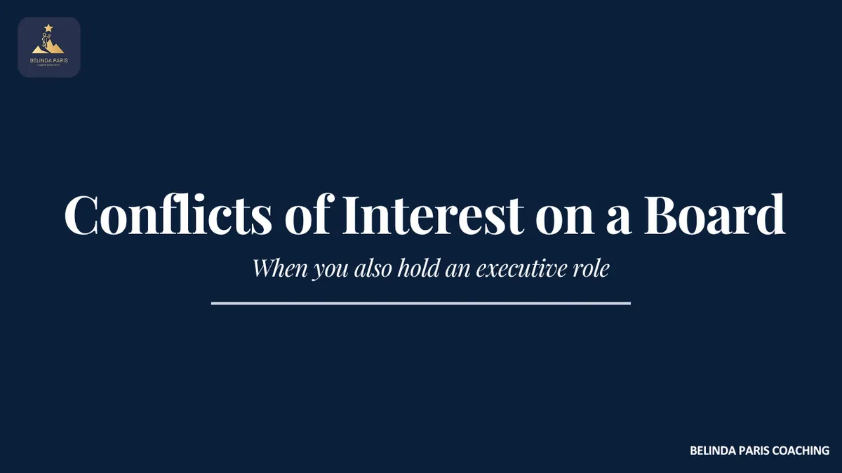 Executive pausing before leaving a boardroom during a conflict of interest discussion