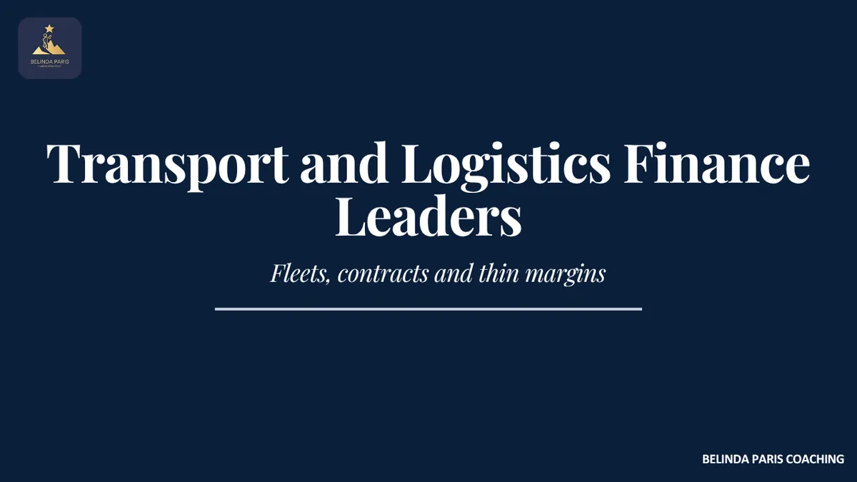Finance leader reviewing fleet costs with an operations manager in a depot