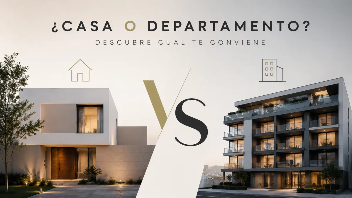 Casa o Departamento: Tu Mejor Decisión Inmobiliaria