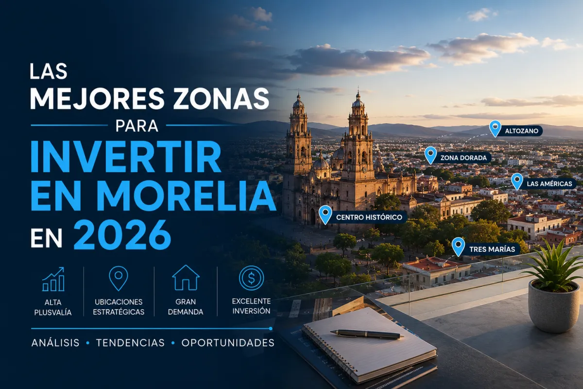 Las mejores zonas para invertir en Morelia en 2026