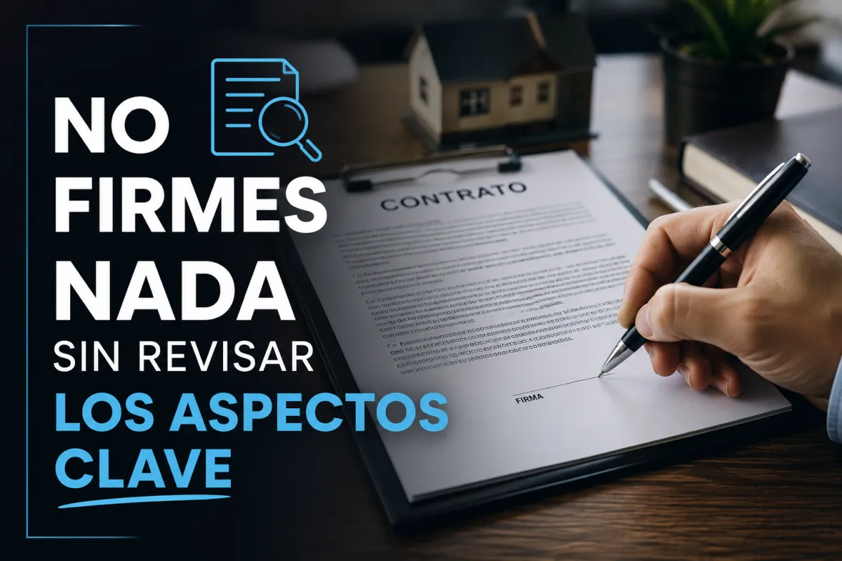 No Firmes Nada: Revisión de Contratos Clave