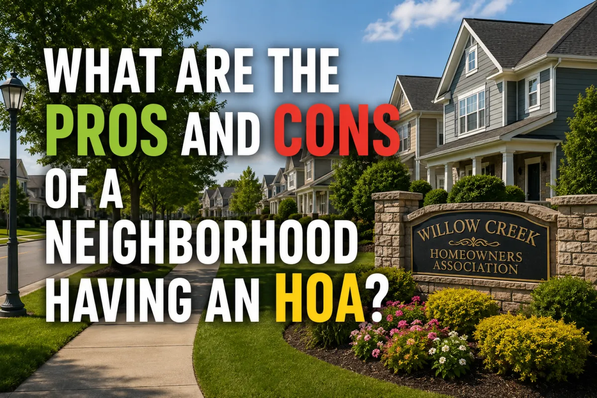 Pros and Cons of Homeowners' Associations