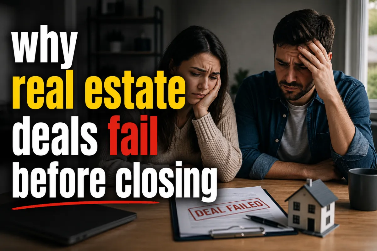 Why Real Estate Deals Fail Before Closing