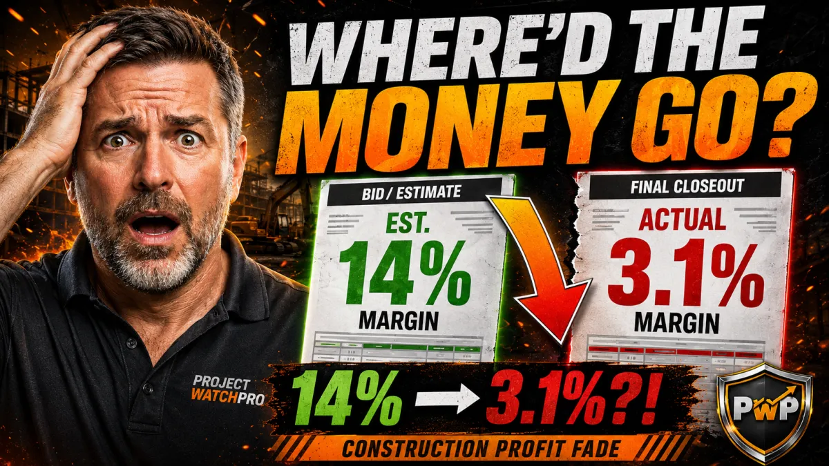 Where Did the Money Go? Construction Profit Fade Explained