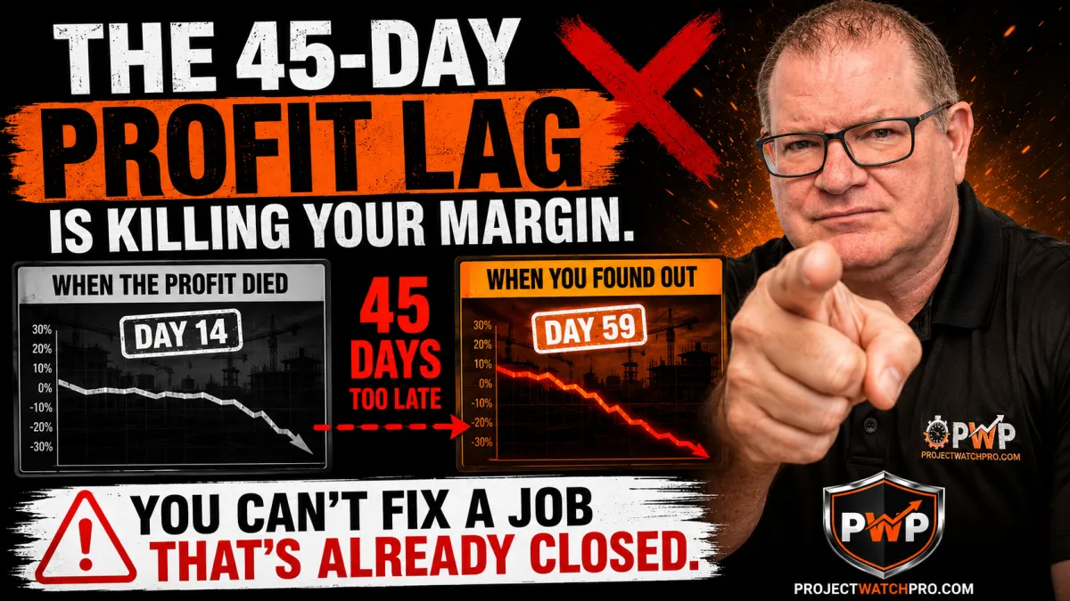 Real-Time Job Cost Tracking: Why 45 Days Is Too Late to Save the Job