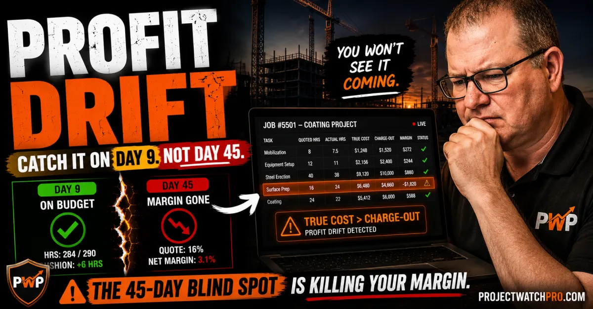 How to Detect Construction Cost Drift Before the Job Closes