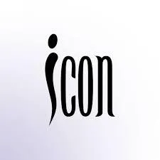 icon hair products black and white logo