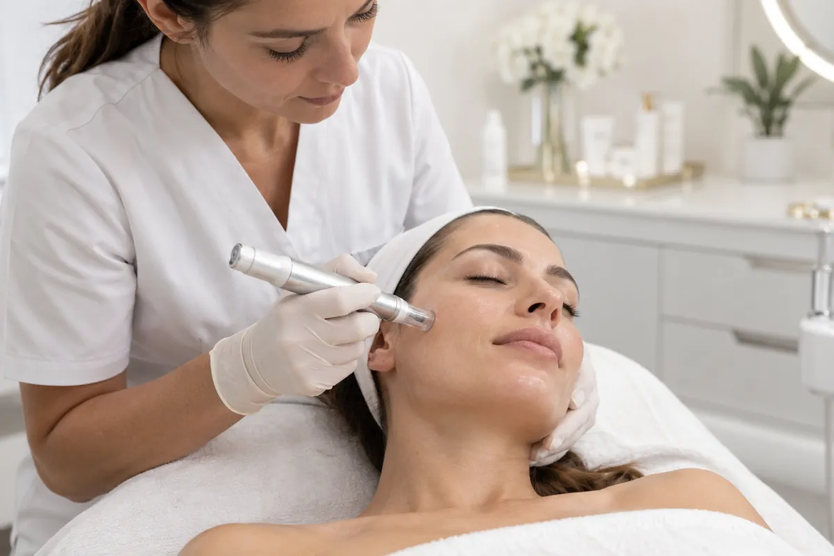 Tratamiento Hollywood Peel con carbón activo y láser en MC Glow Esthetics, Torre del Mar