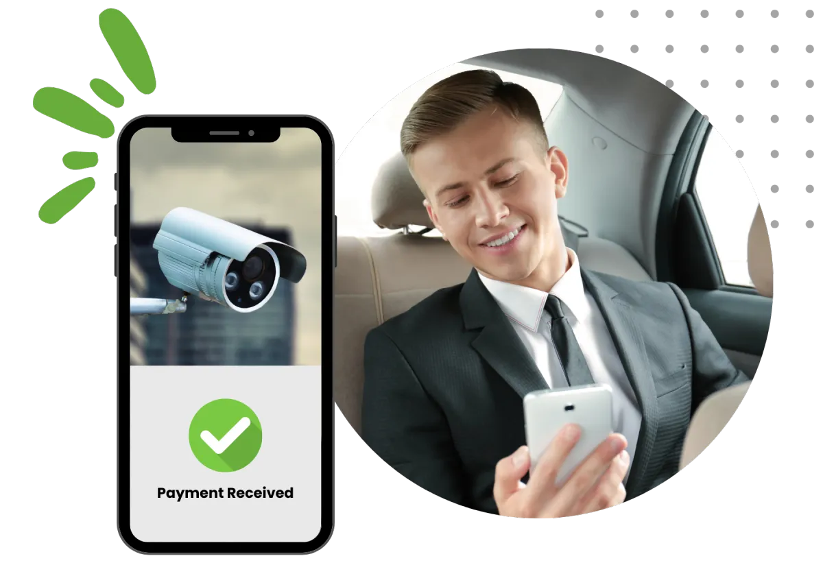 payments and invoicing Home Security business