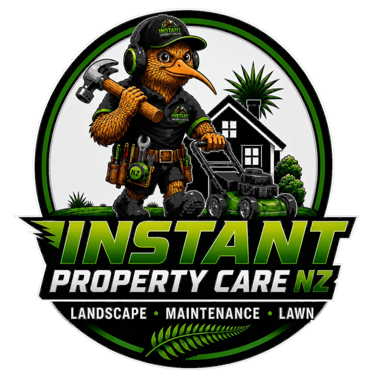 Instant Property Care NZ logo for Auckland and Waikato property maintenance services