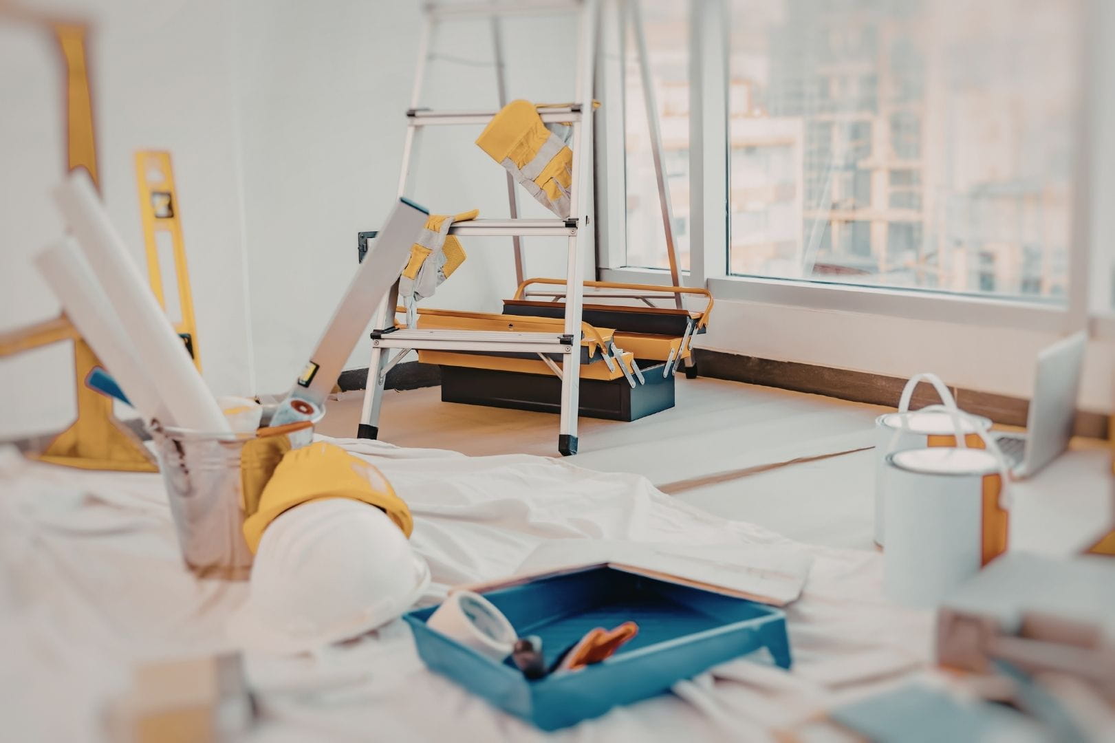 Travaux de peinture et finition dans un appartement rénové par Armen Batipro à Dreux