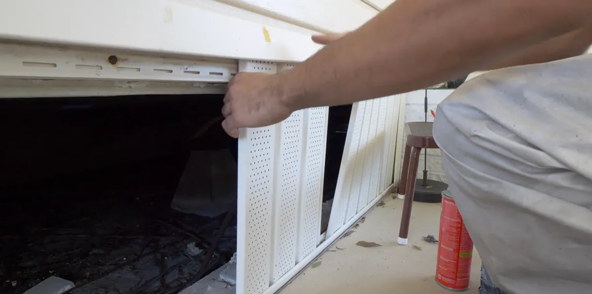 Fully encapsulated crawl space in Brooksville