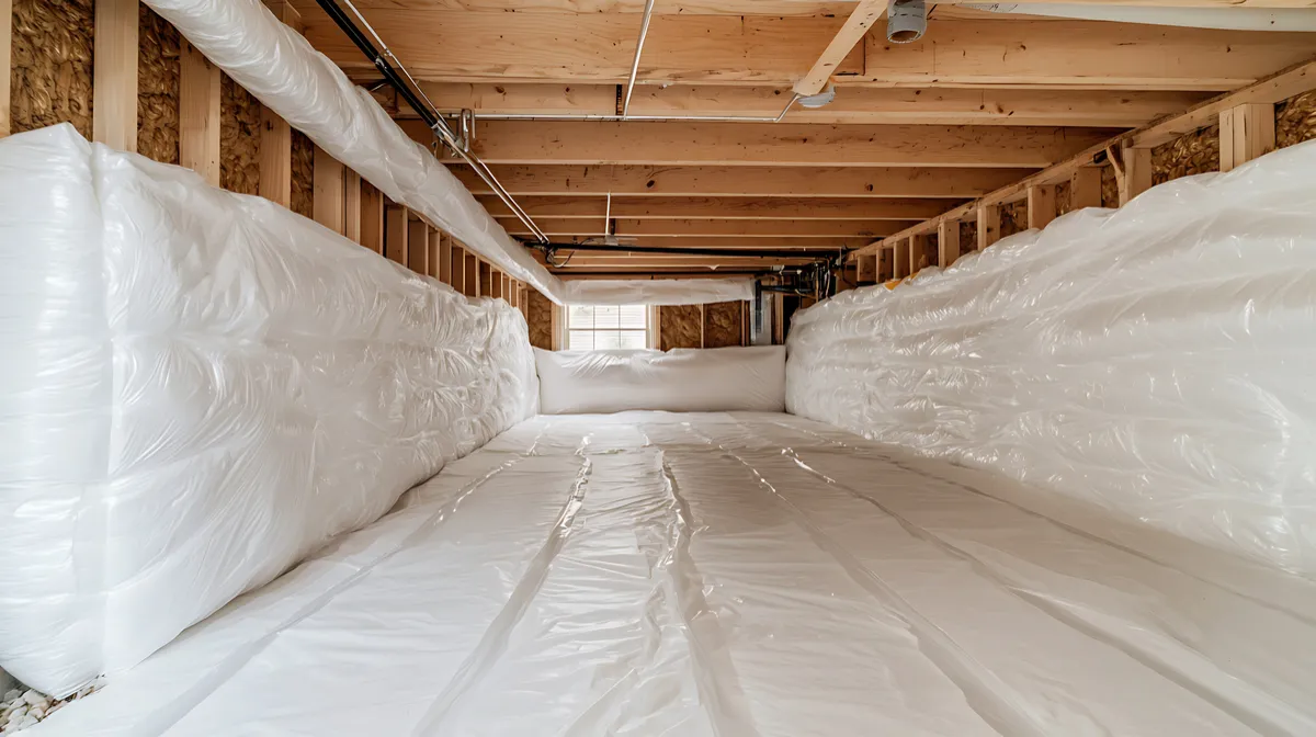 Completed crawl space encapsulation in Brooksville, FL