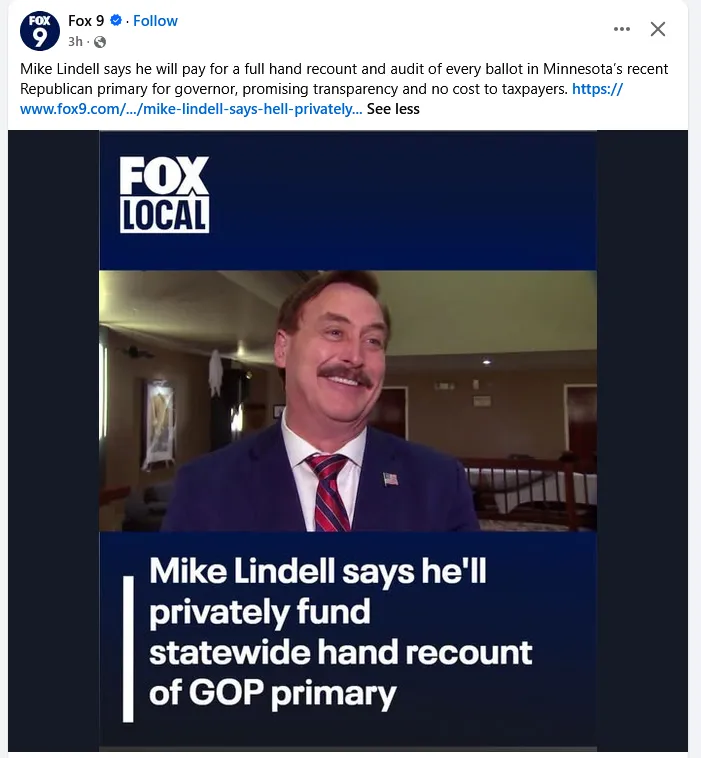 What the AF is up with Mike Lindell?