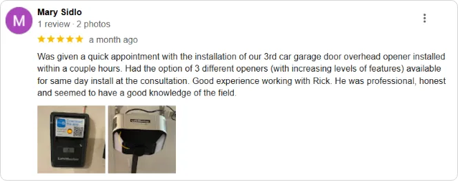 garage door company near me