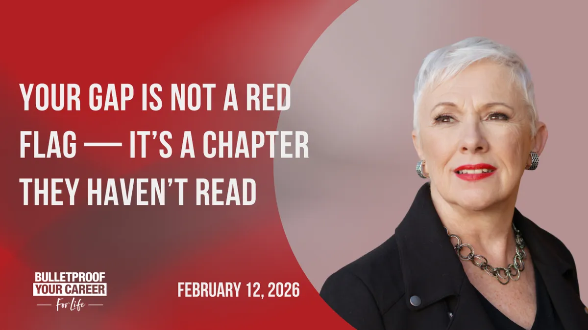 Your Gap is Not A Red Flag — It's A Chapter They Haven't Read