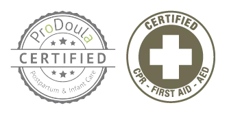 ProDoula Certified Badge Postpartum & Infant Care