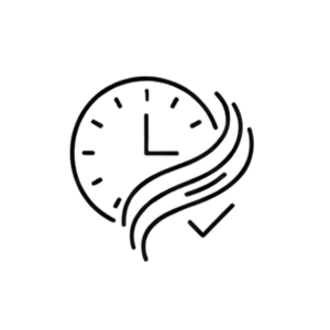 Icon representing long-lasting wear for K-Tip (Keratin Tip) extensions