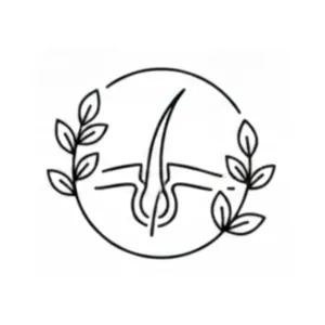 icon representing scalp-healthy sewn-in hair topper design