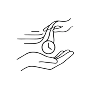 icon representing tension-free mesh integration support for thinning hair restoration