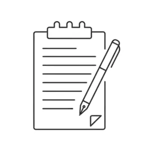 icon representing scalp-healthy sewn-in hair topper design